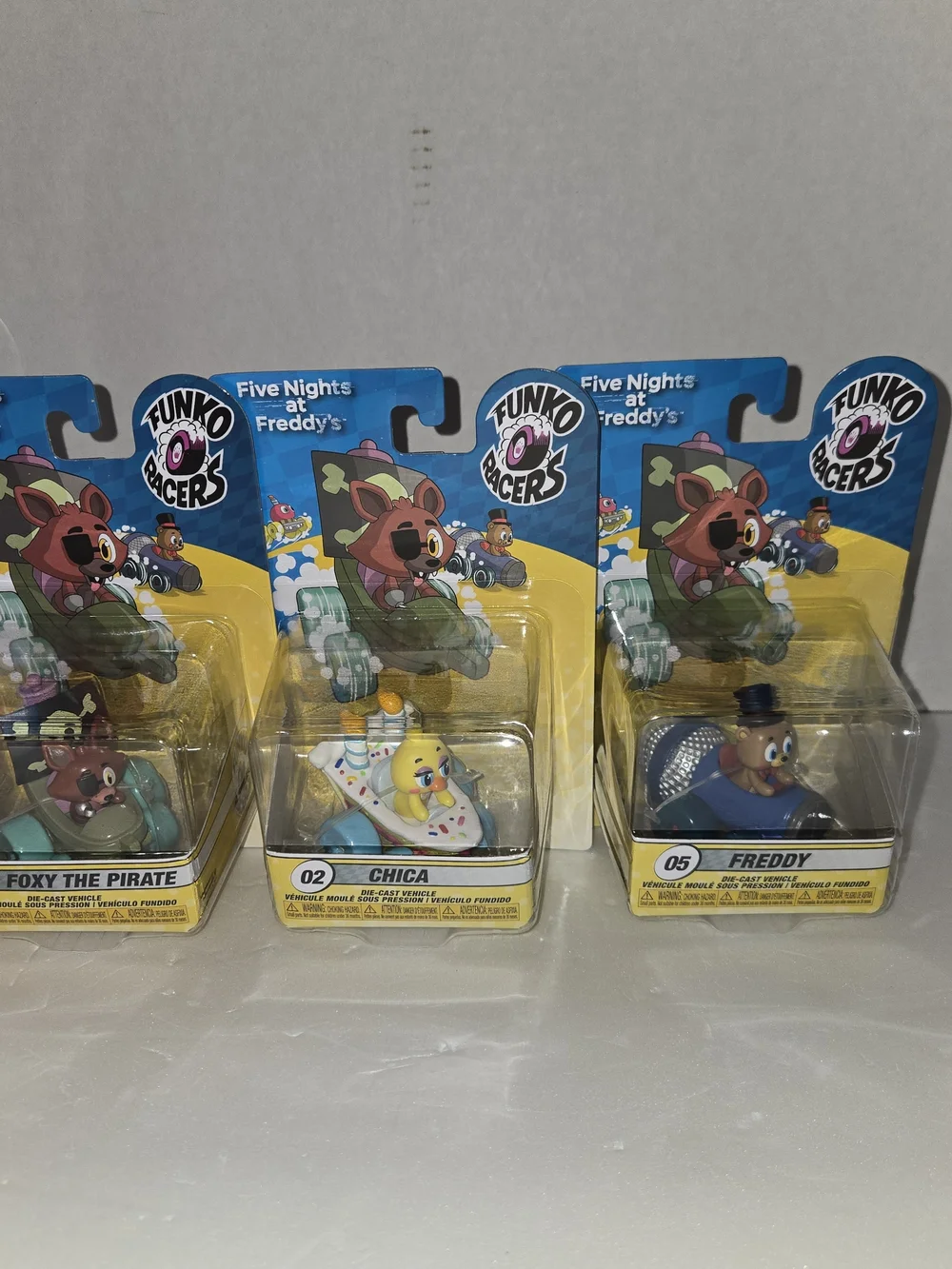 Funko Racers Five Nights at Freddy's Chica Foxy Freddy Die- Cast Collectible Car